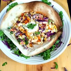 A picture of Taco salad.