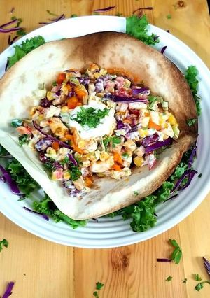 A picture of Taco salad.