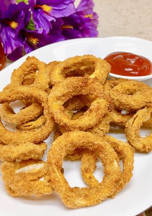 Hình của món Onion rings / Air Fryer.