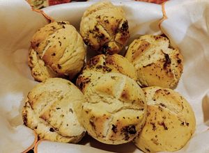 Una foto de Pan de ajo y orégano