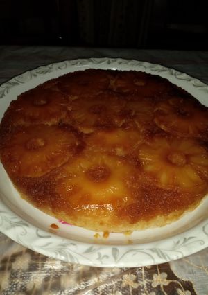صورة لوصفة كيكة الاناناس