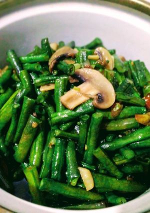 Foto resep Tumis Kacang Panjang Jamur