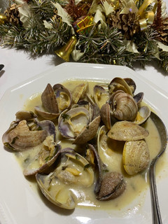 Una foto de Almejas a la marinera Thermomix