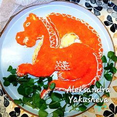 Salad "Dragon" A picture of Salad "Dragon".