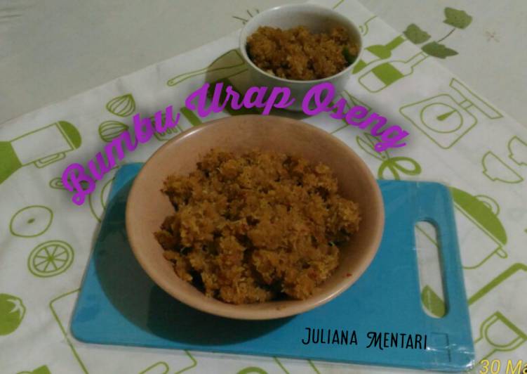 Bumbu Urap Oseng
