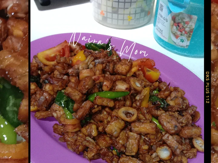 Langkah Mudah untuk Menyiapkan Resep  Tumis Tempe Cumi Asin yang Bisa Manjain Lidah, Lezat