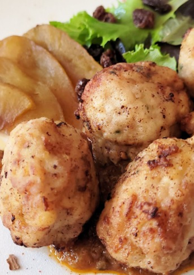 Una foto de Albóndigas de Cerdo con Manzana