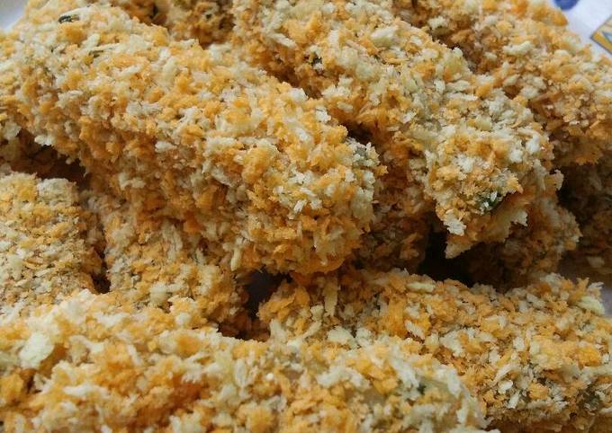 Nugget Ayam mix Wortel dan Sawi hijau ala Mom Hasna