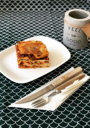 O poză a rețetei Lasagna cu dovlecel și carne.