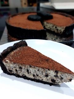 Foto resep Keto Oreo Cheese Tart Sugar & Gluten Free #Ketopad