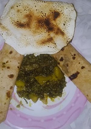A picture of Methi sabzi.