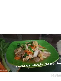 Foto resep Capcay kuah sederhana