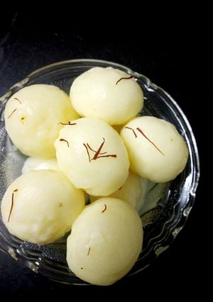 A picture of Rasgulla.
