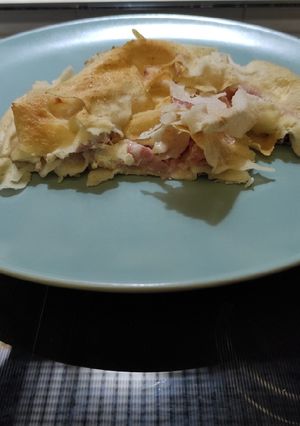 Foto di Focaccia con pane carasau