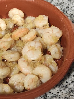 Una foto de Gambas al ajillo