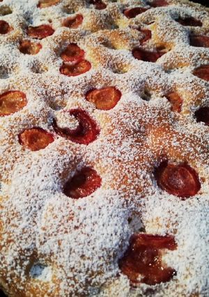 Gyümölcsös "potyogatott" recept fotója