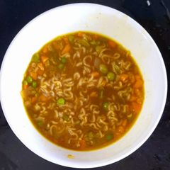 Maggi soup A picture of Maggi soup.