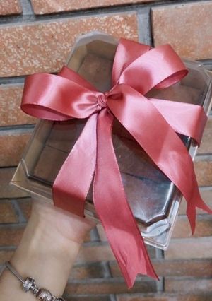 Hình của món Nama chocolate với 3 nguyên liệu.