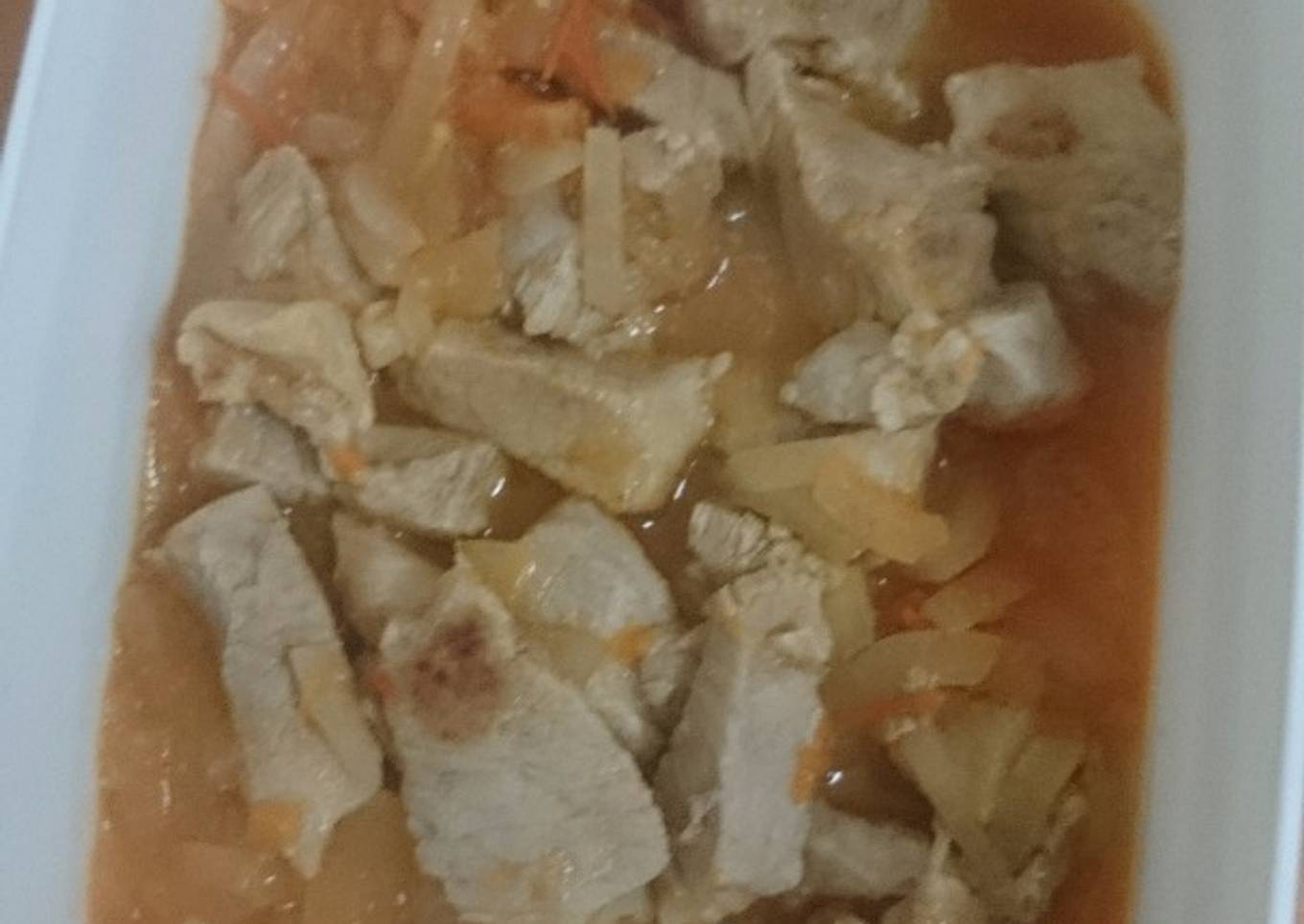 Sweet beef stew
