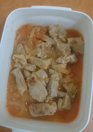 A picture of Sweet beef stew.