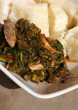 A picture of Vegetable soup.