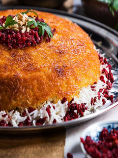 عکسی از دستور ته چین مرغ