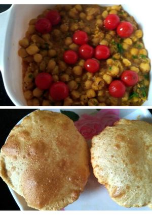A picture of Chole Puri.