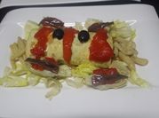 Una foto de ensaladilla de alcachofas