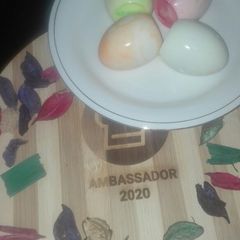 A picture of Telur dinosaur eggs.