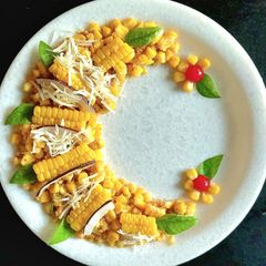South indian cheese butter corn chat A picture of South indian cheese butter corn chat.