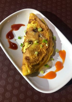 รูปของ ไข่เจียวซูเฟล่ / soufflé omelette