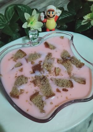 A picture of Fruit custard.