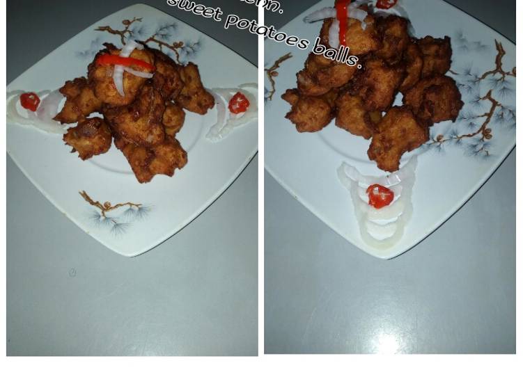 Simple Way to Make Any-night-of-the-week Sweet potato ball