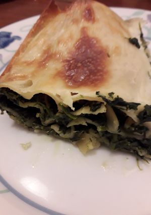 Φωτογραφία της συνταγής Λαζάνια σπανάκι