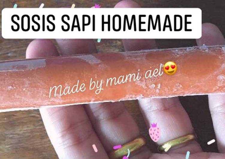 Resep Sosis sapi homemade by mami ael😍 yang Lezat Sekali