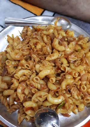 A picture of Veggies pasta.