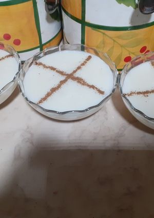عکسی از دستور فرنی آرد برنج