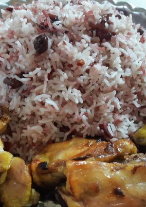 عکسی از دستور آلبالو پلو