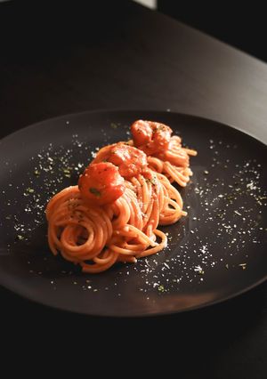 Garnélás tészta recept fotója