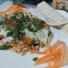 A picture of Afghani Omelet 😋👍.
