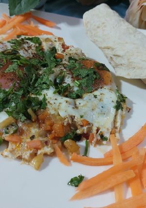 A picture of Afghani Omelet 😋👍.
