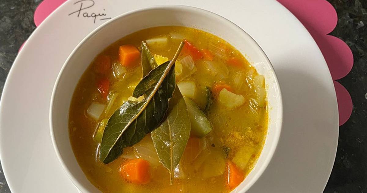 Consomé de verduras 🍆 Receta de paqui_Capi Cookpad