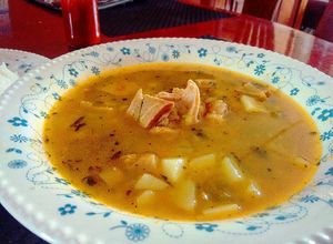 Una foto de Sopas de mondongo ó cayos en sopas