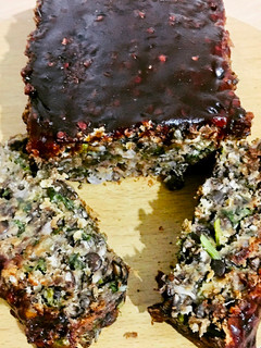 A picture of Lentil loaf.