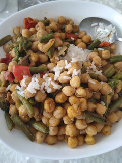 Una foto de Curry vegano