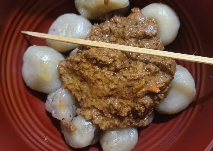 Resep Cilok isi bumbu kacang yang Menggugah Selera