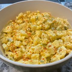A picture of Potato salad.