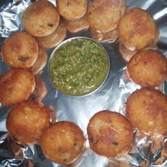 Samak rice potato pakoda A picture of Samak rice potato pakoda.