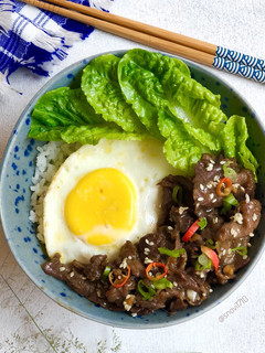 Foto resep Beef Rice Bowl simple