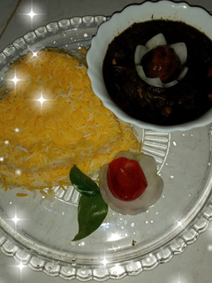 عکسی از دستور قرمه سبزی با مرغ